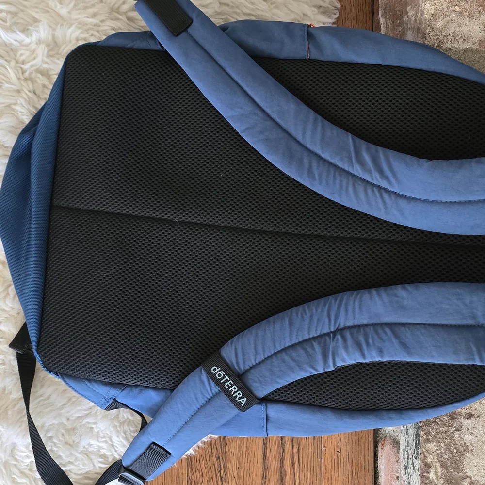 Blue Men's Backpack - Picture 3 of 3